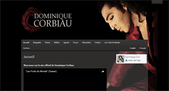 Desktop Screenshot of dominiquecorbiau.com